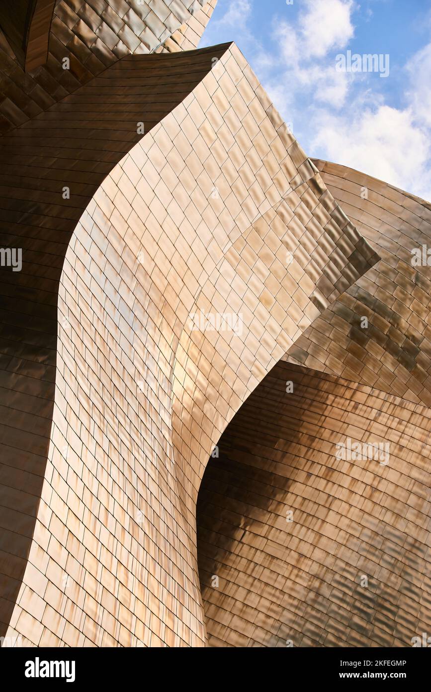 Guggenheim Museum, Bilbao, Biscay, Basque Country, Euskadi, Euskal Herria, Spain, Europe. Stock Photo