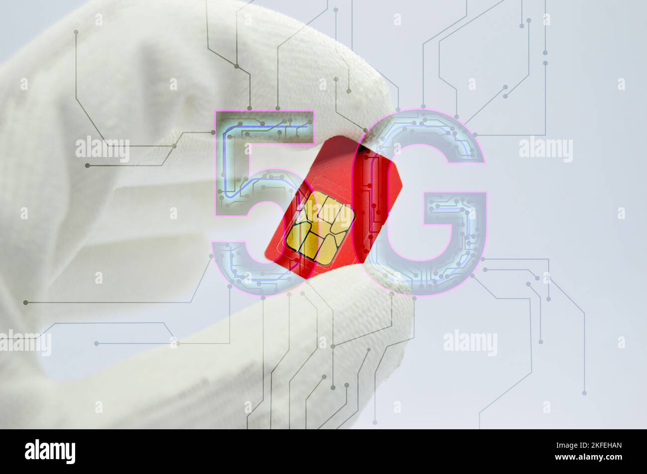 The concept of stepping into 5G communication system Stock Photo - Alamy
