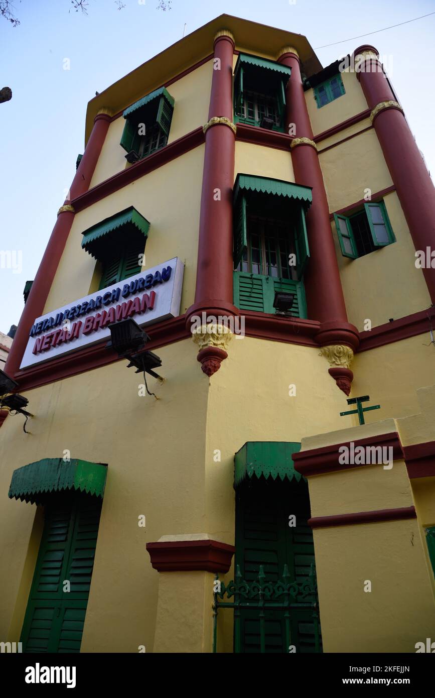 Netaji Bhawan, Netaji Bhavan, heritage building, Calcutta, Kolkata, West Bengal, India Stock Photo