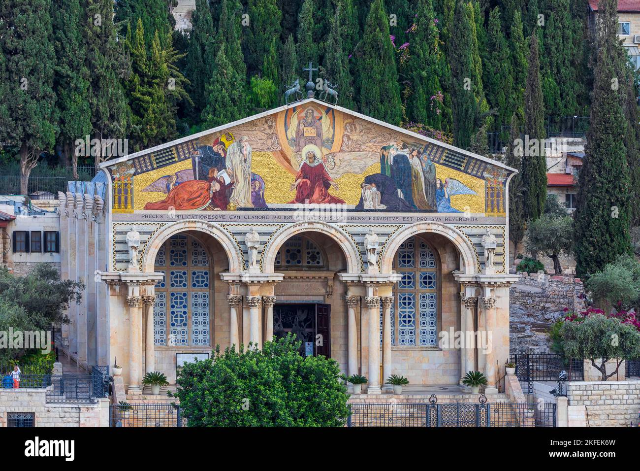 SRAEL,Jerusalem  05, 2022: Church of St. Mary Magdalene in Israel Stock Photo