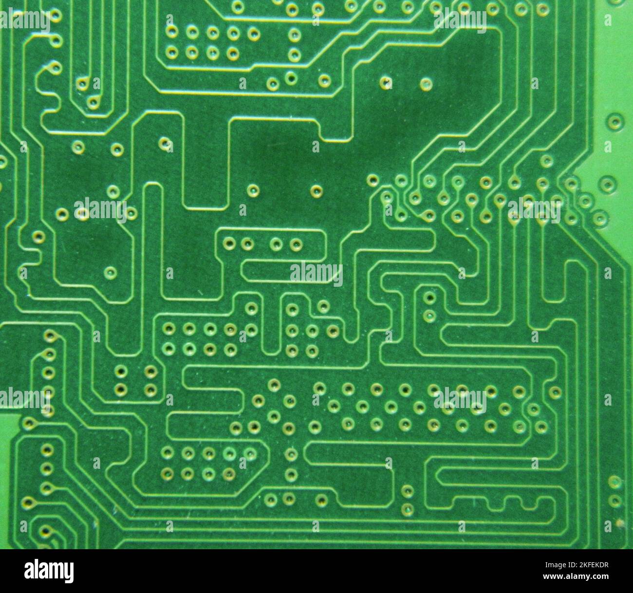 Green circuit pattern, used as a background image Stock Photo - Alamy