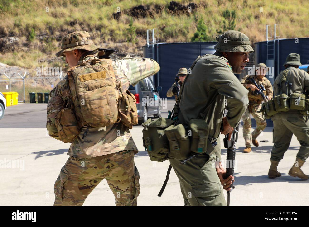 Soldiers assigned to 3rd Infantry Brigade Combat Team, 25th Infantry