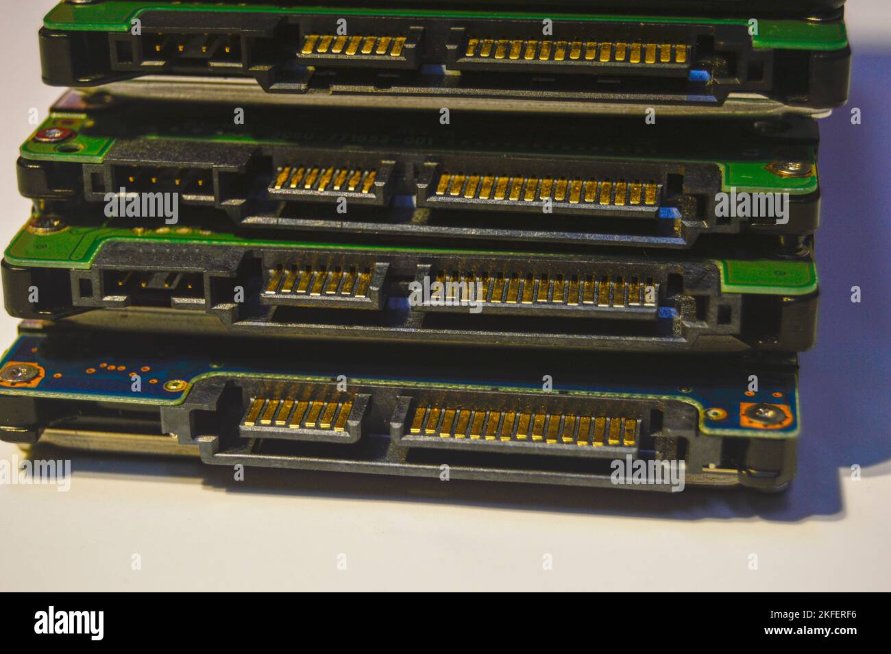 sata port used to connect between hard disk and motherboard Stock Photo Alamy