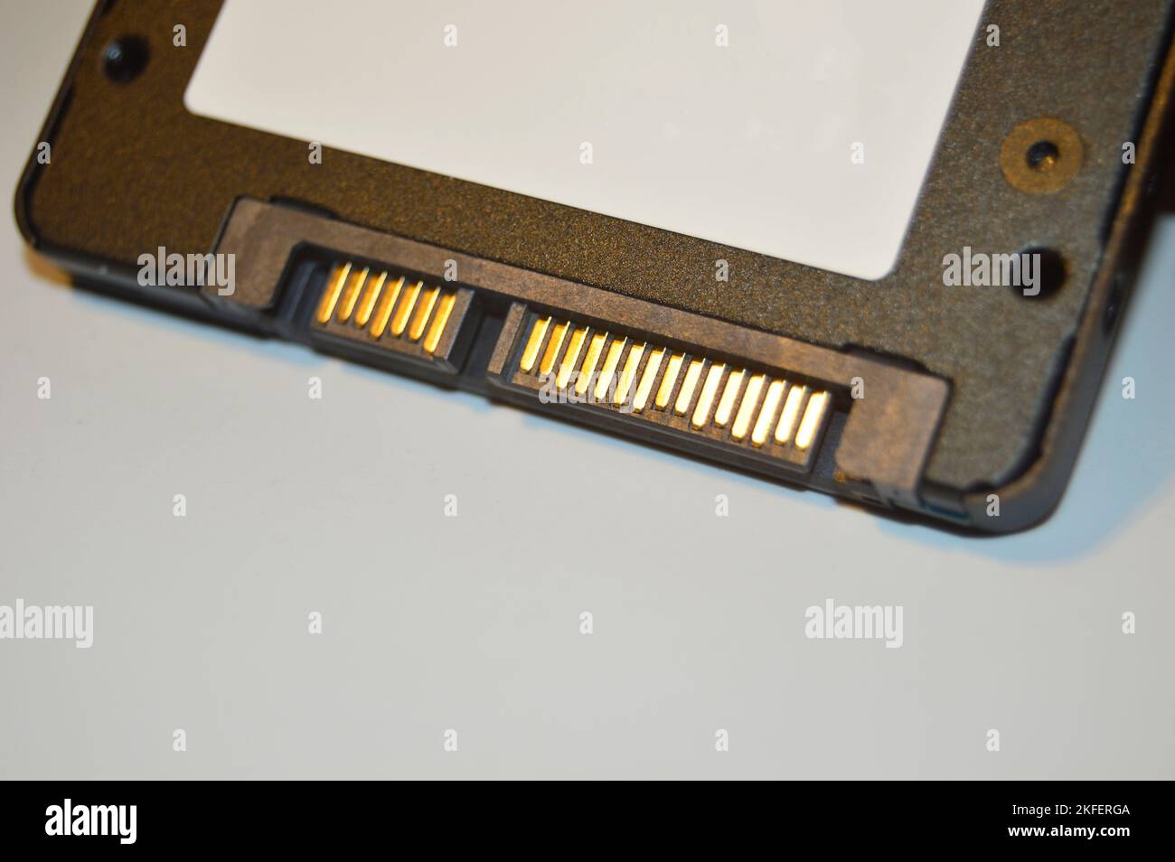 ssd sata port used to connect between hard disk and motherboard Stock Photo Alamy