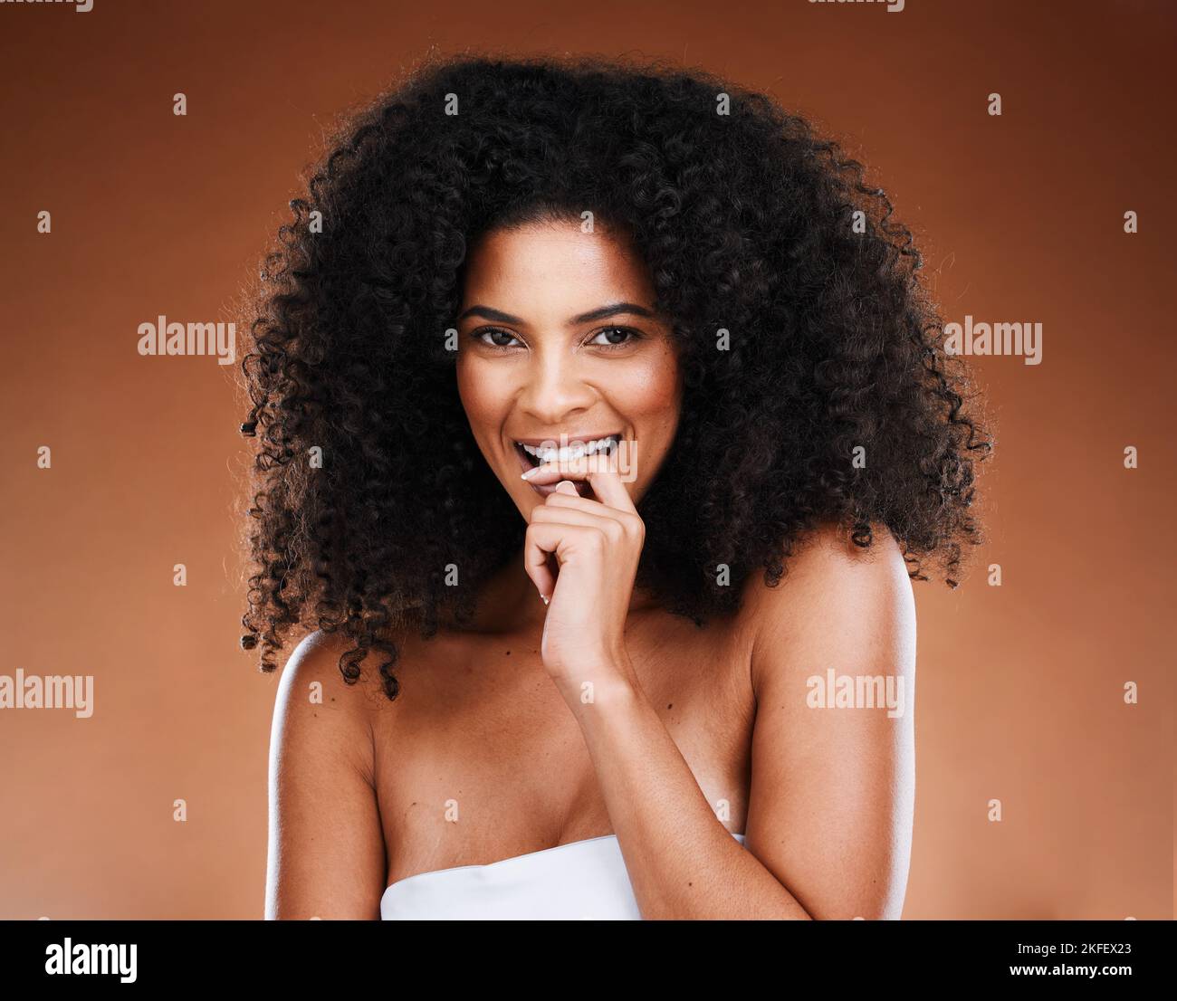 Premium Photo  Black woman beauty and makeup skin and face with flower  hair and natural cosmetics advertising african american model skincare and  cosmetology treatment glow in portrait with studio background