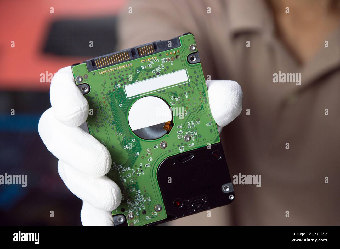 Hard disks are still popular in use today, holding a hard disk in your