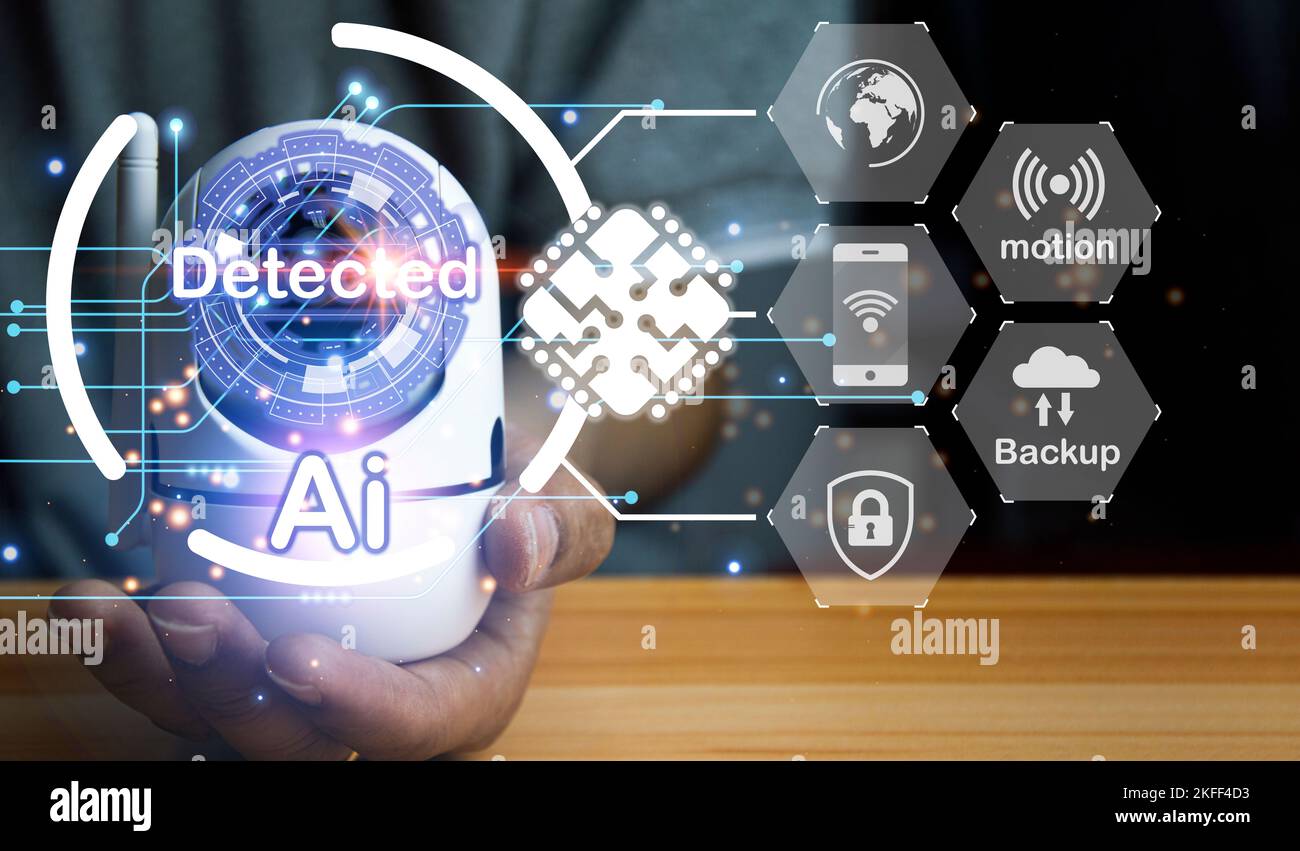 The concept uses a camera with a motion sensor. process hair and