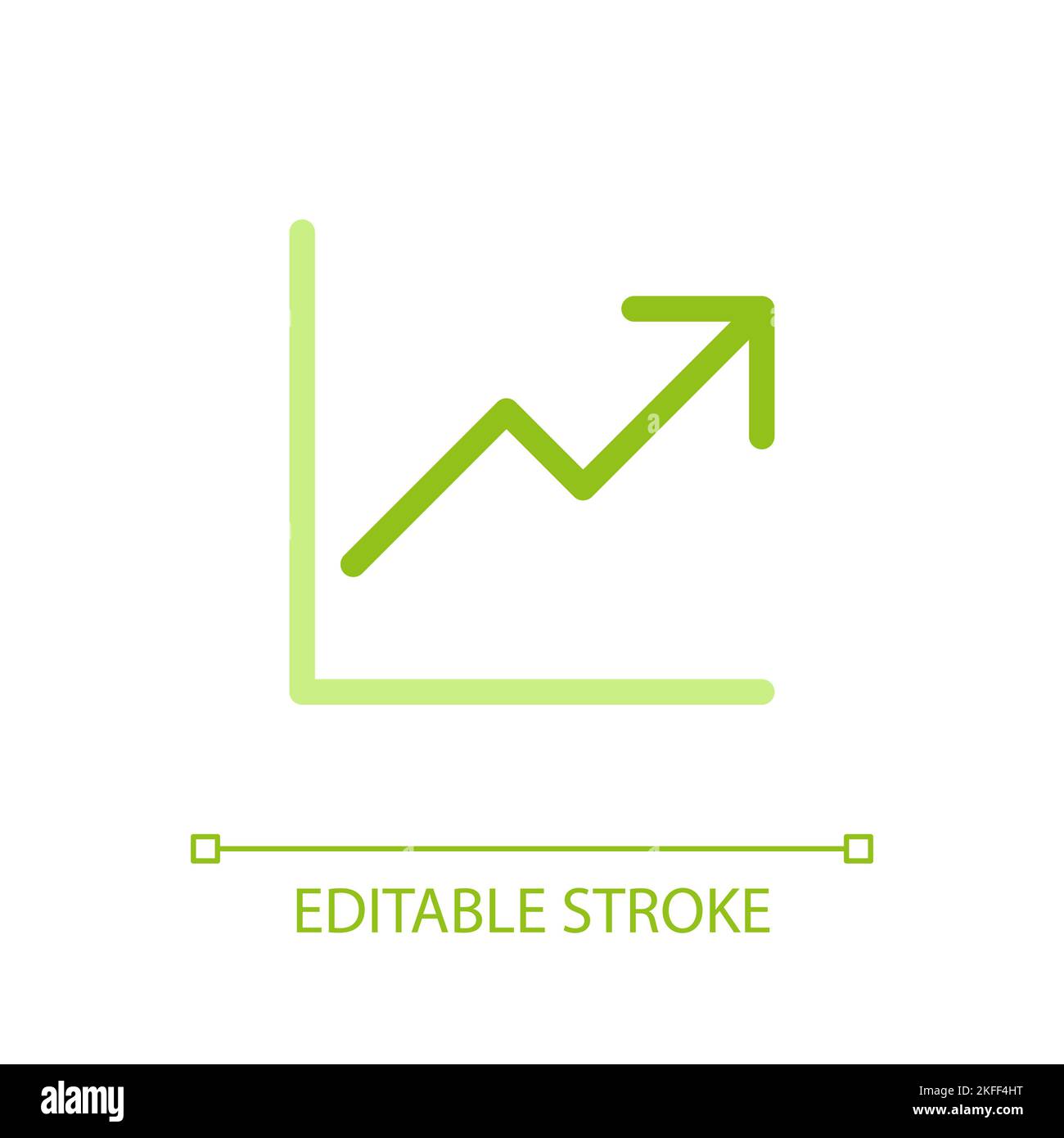 Growth pixel perfect color linear ui icon Stock Vector Image & Art - Alamy