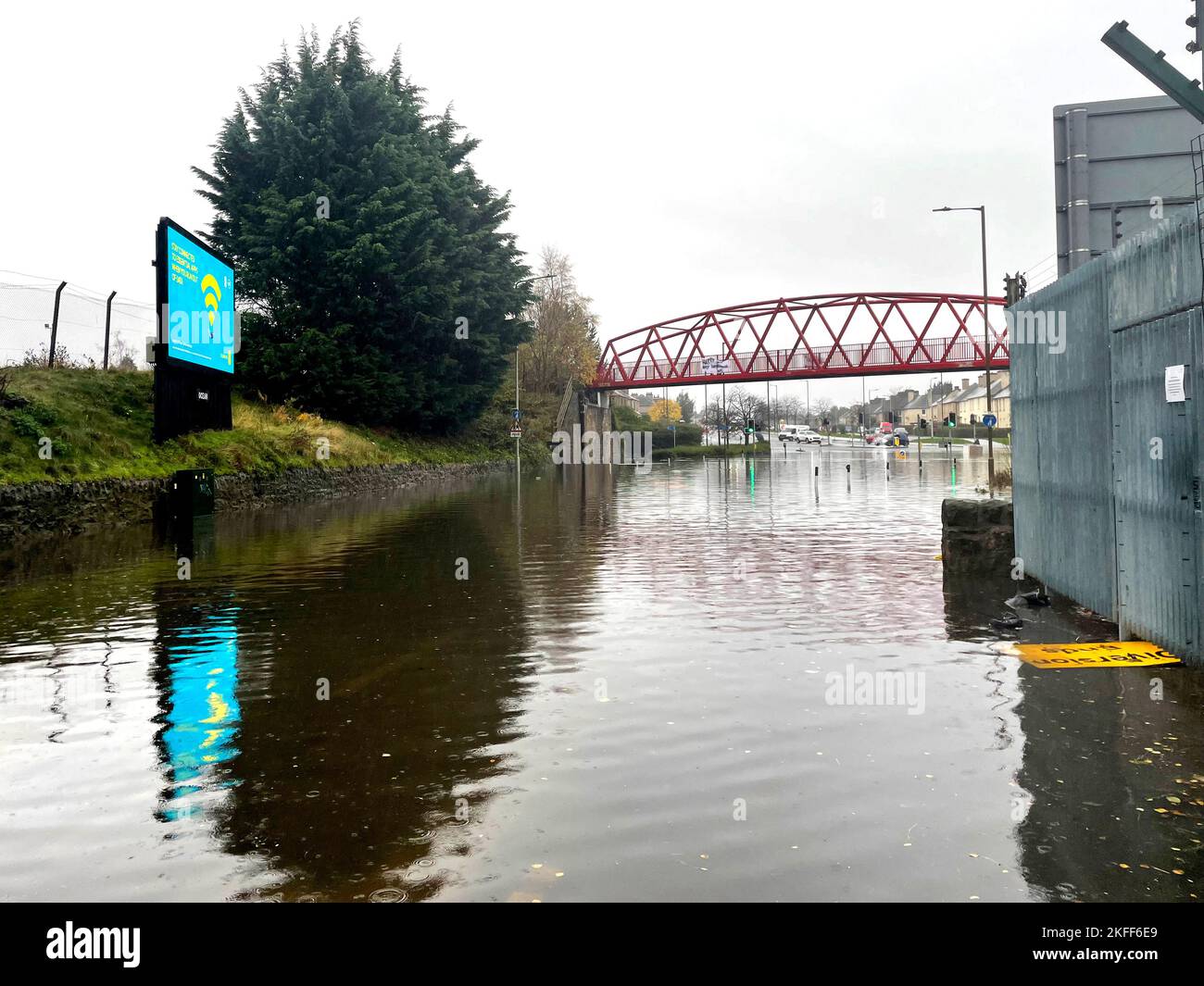 a-general-view-of-flooding-in-edinburgh-as-an-amber-weather-warning-in