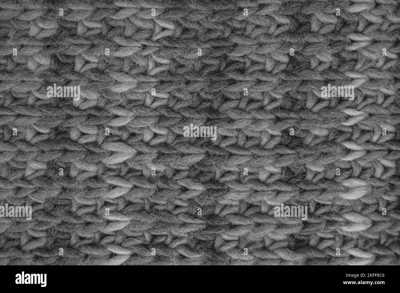 Handmade knit material with detail woven threads Stock Photo Alamy