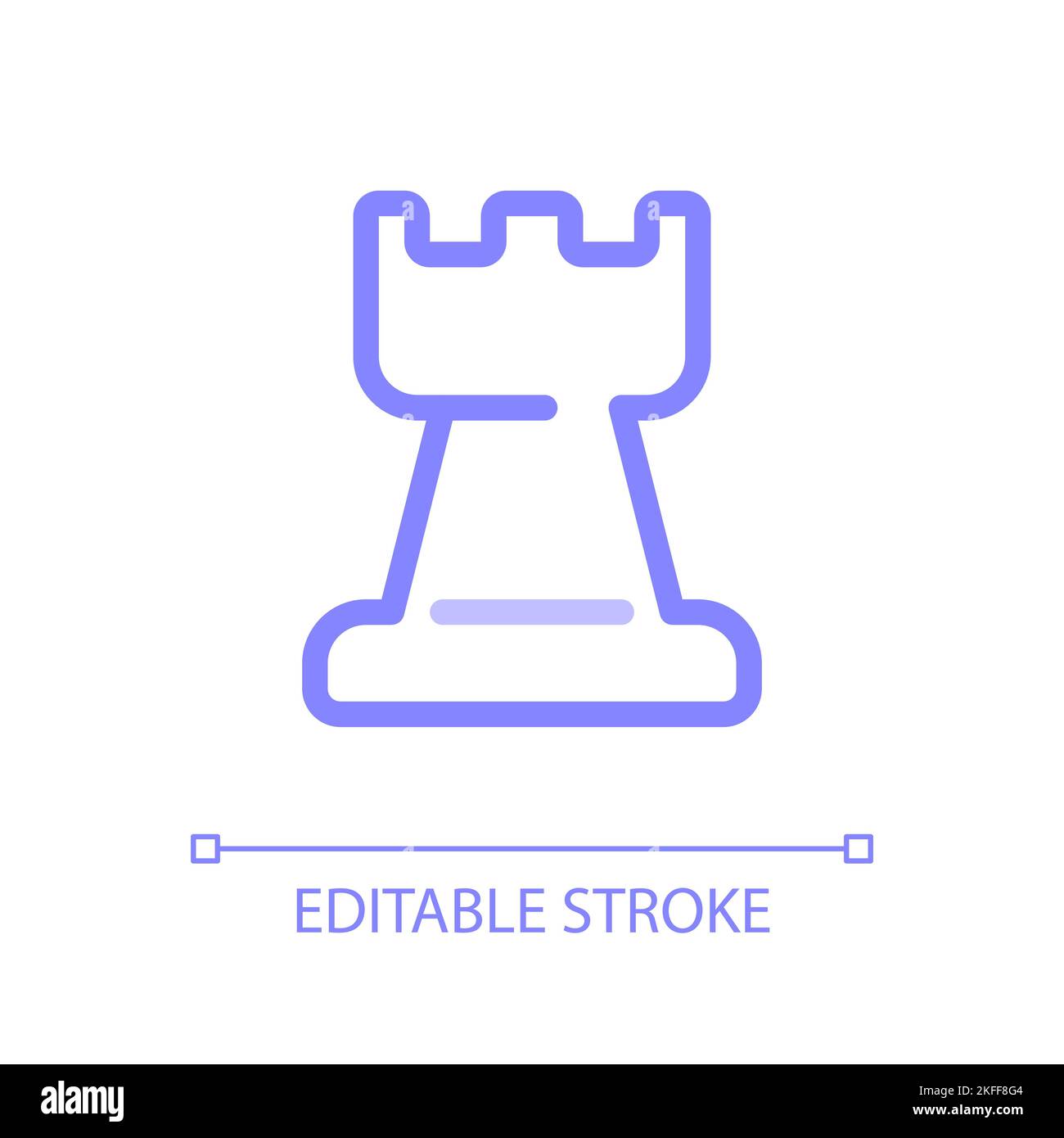Business strategy pixel perfect color linear ui icon Stock Vector Image ...