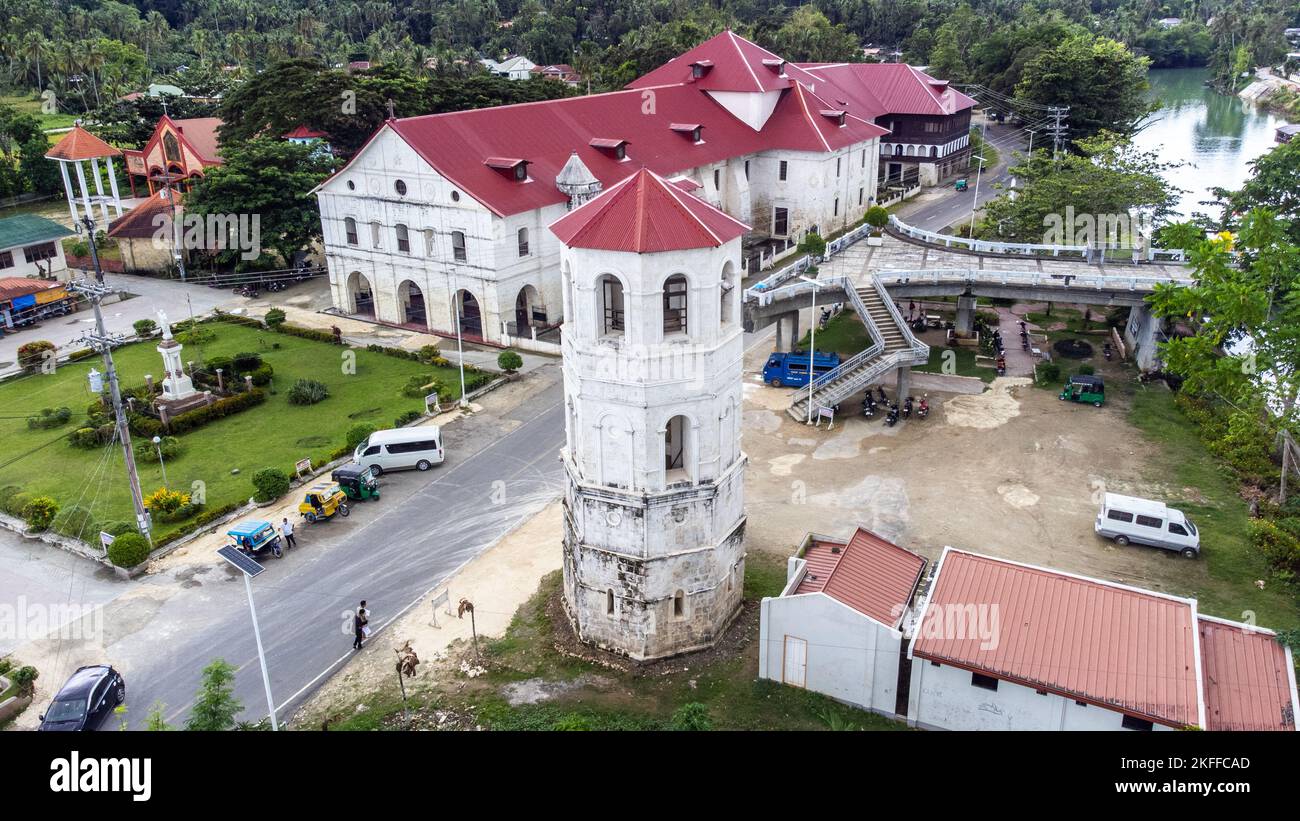 Loboc Church or Parroquia de San Pedro Apóstol, Loboc, Bohol, Philippines Stock Photo
