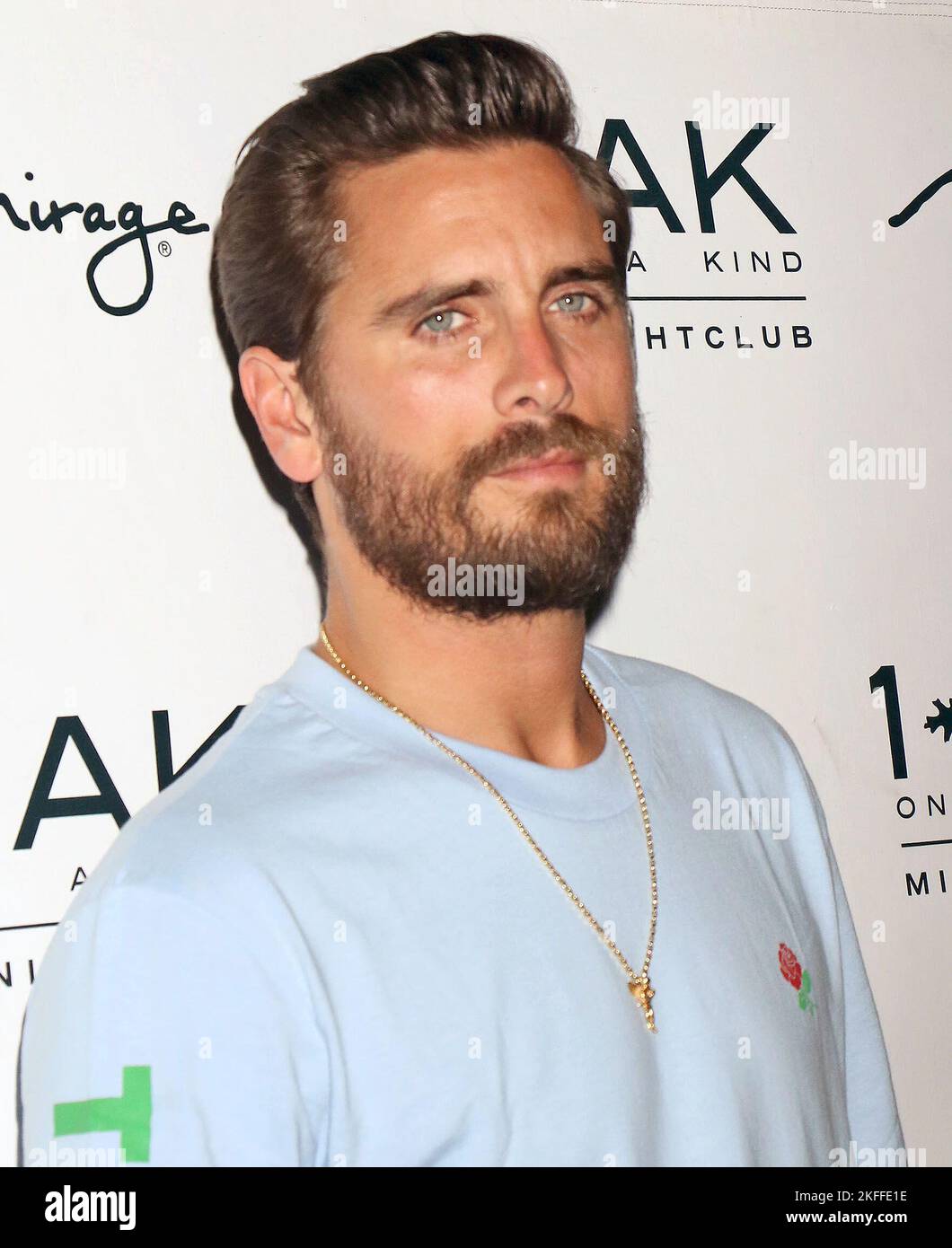 Scott Disick hosts at 1Oak Nightclub in Las Vegas, Nevada Stock Photo