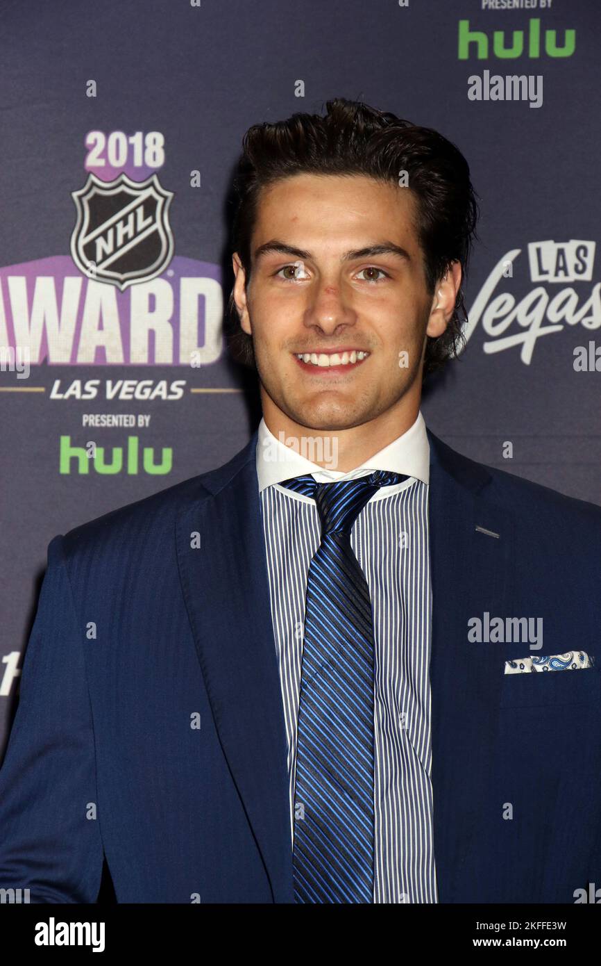 Matthew Barzal attending the 2018 NHL Awards at the Hard Rock Hotel ...