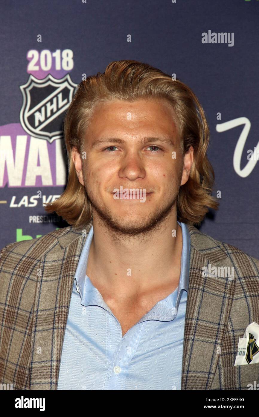 William Karlsson attending the 2018 NHL Awards at the Hard Rock Hotel
