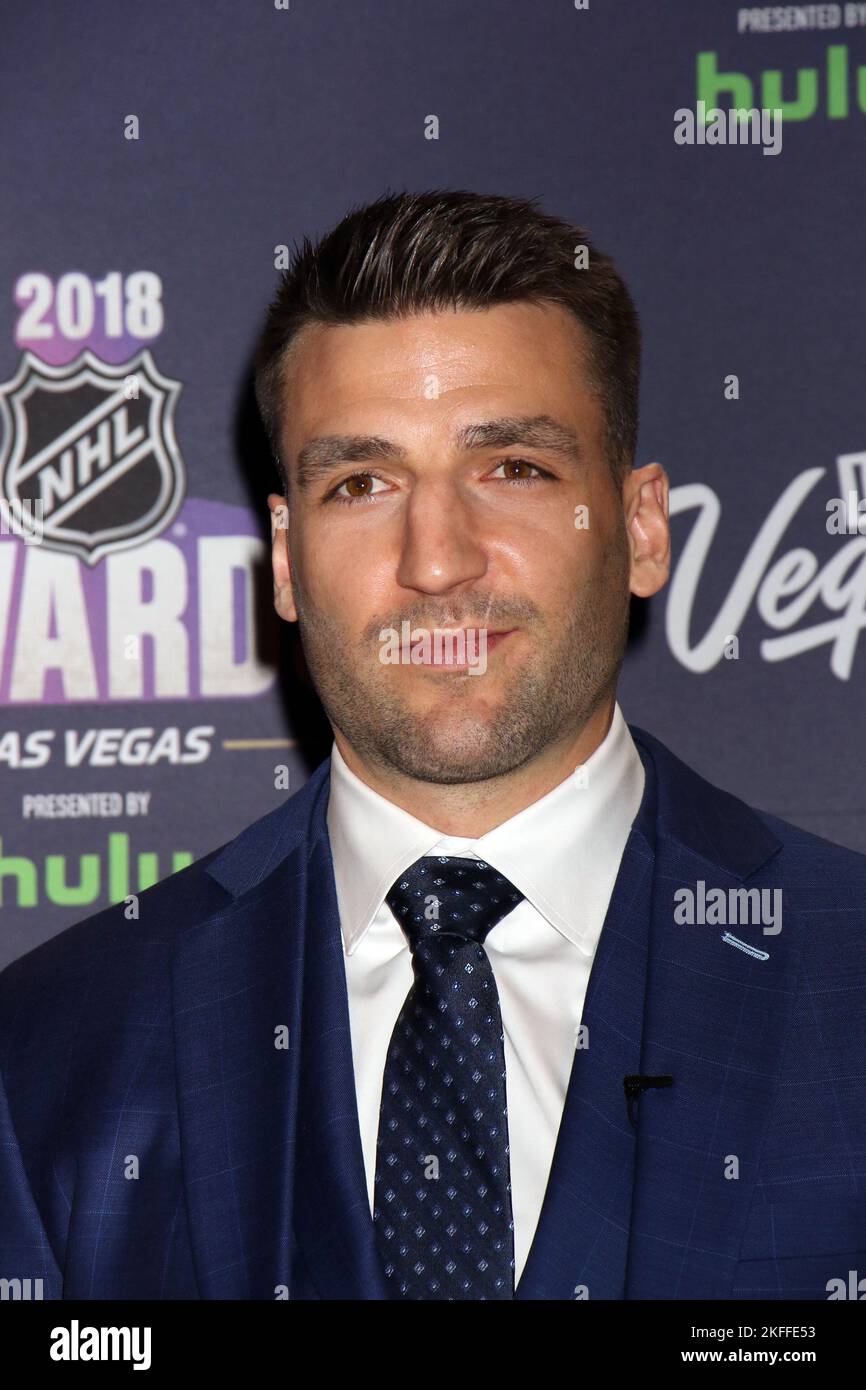 Patrice Bergeron attending the 2018 NHL Awards at the Hard Rock Hotel