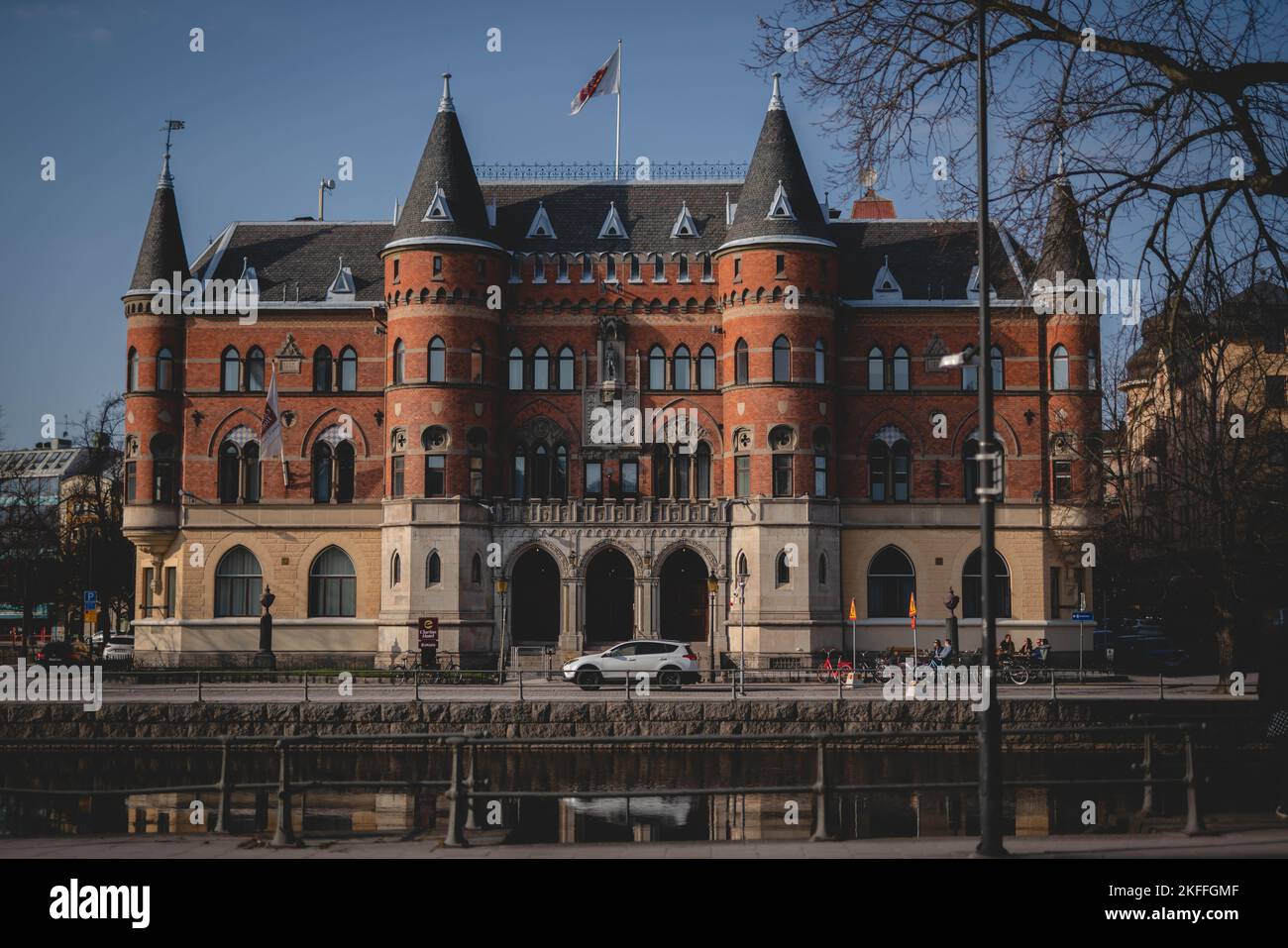 The exterior of the Clarion Hotel Building in Orebro sweden Stock Photo