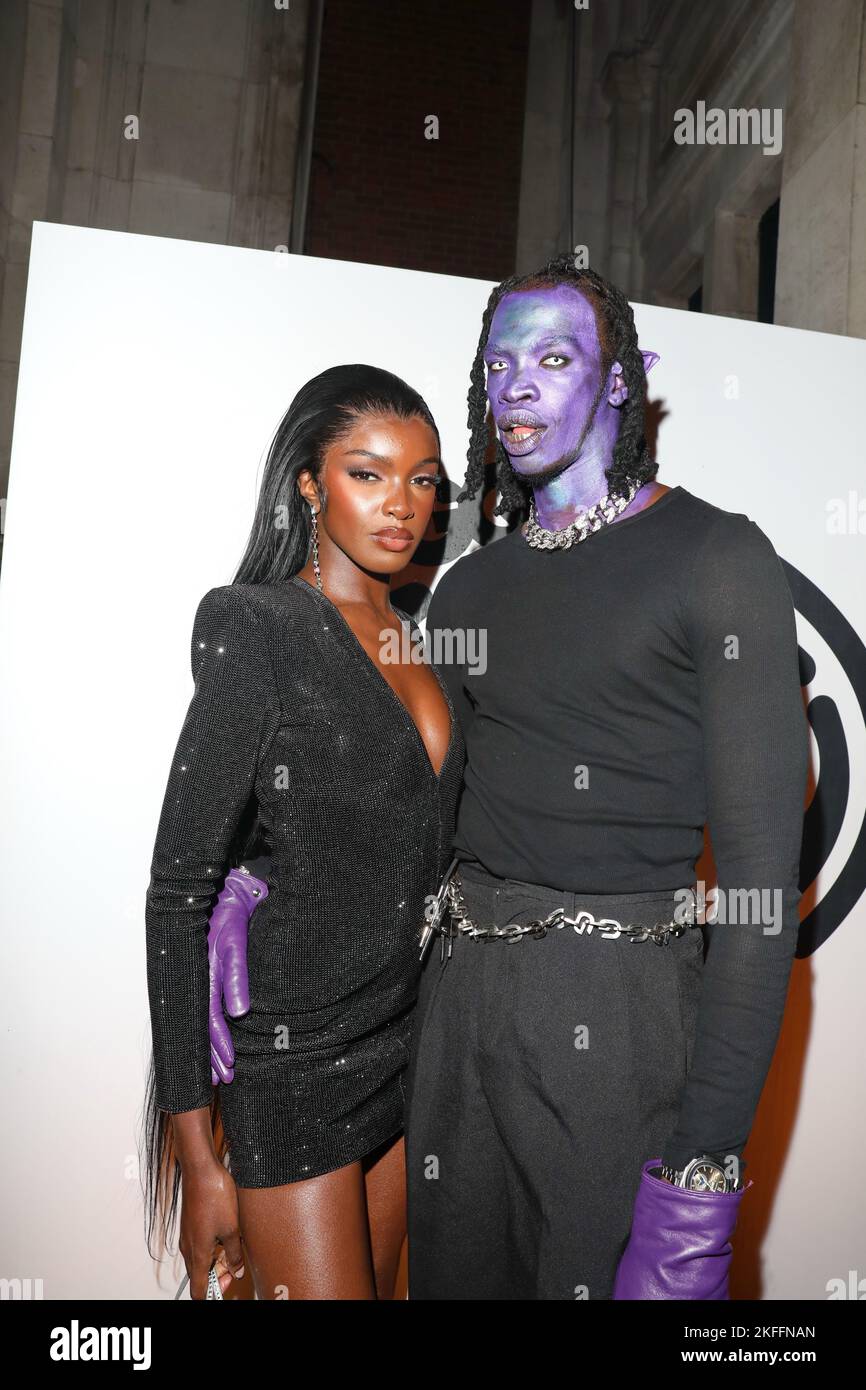 Leomie Anderson and Lancey Foux attend GQ Men of The Year Awards