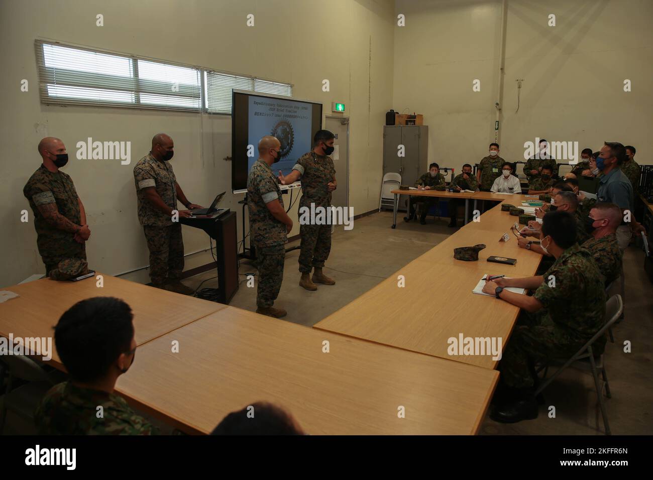U.S. Marines with 3rd Sustainment Group (Experimental), 3rd Marine ...