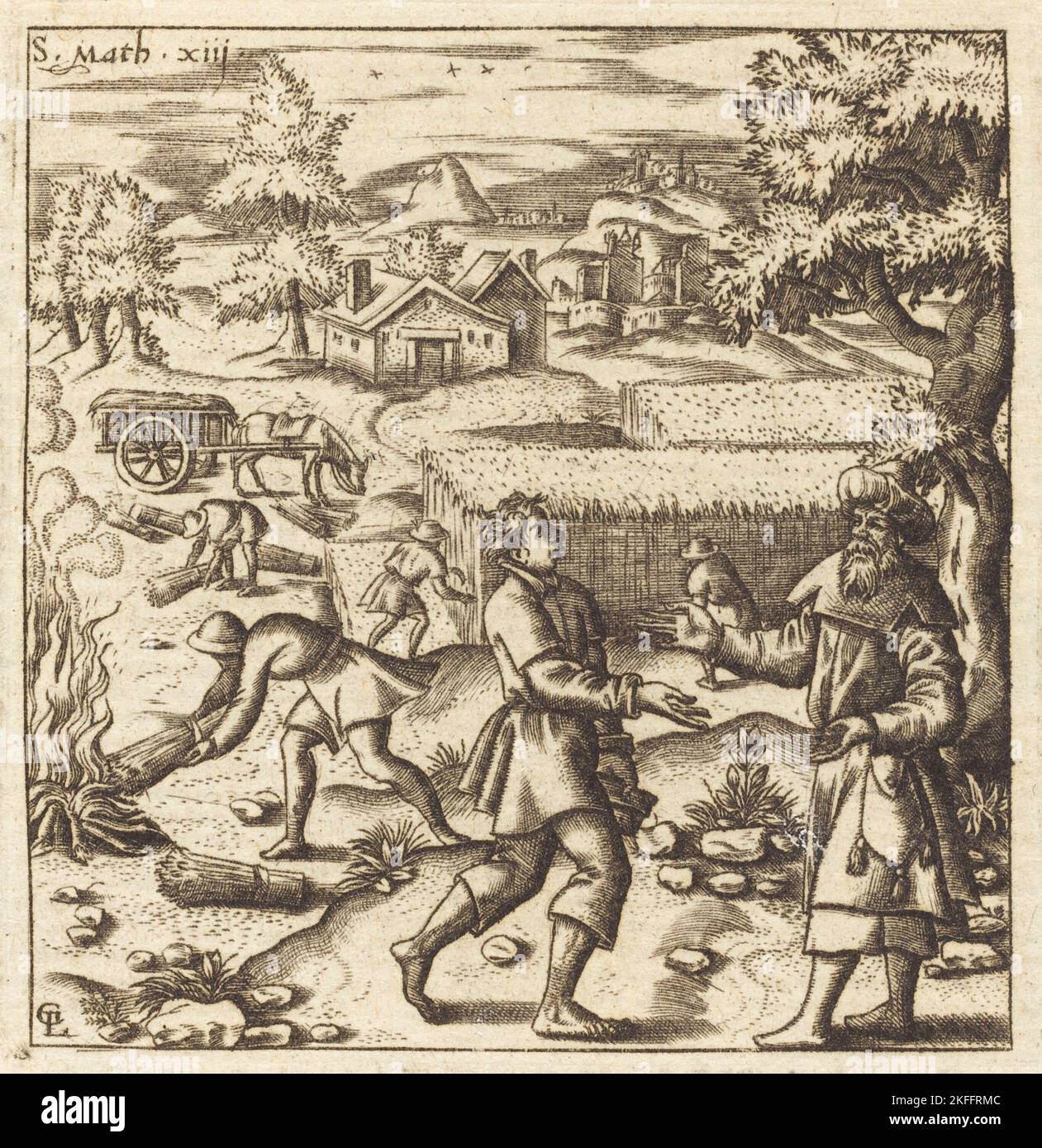 Parable of Weeds in the Wheat, probably c. 1576/1580 Stock Photo Alamy