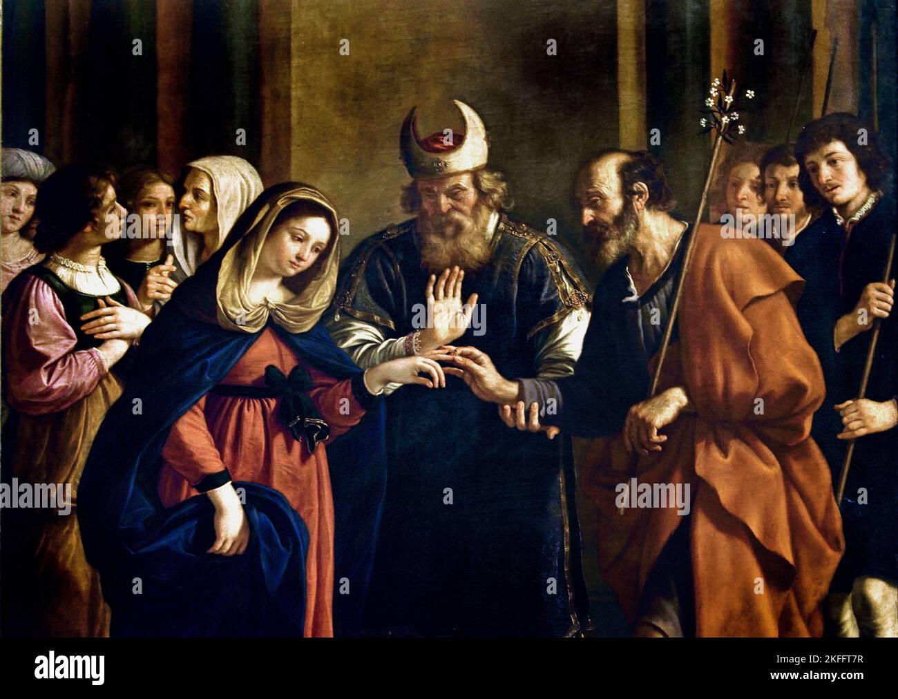 The Marriage of the Virgin 16431645 by Bartelomeo Gennari 15941661