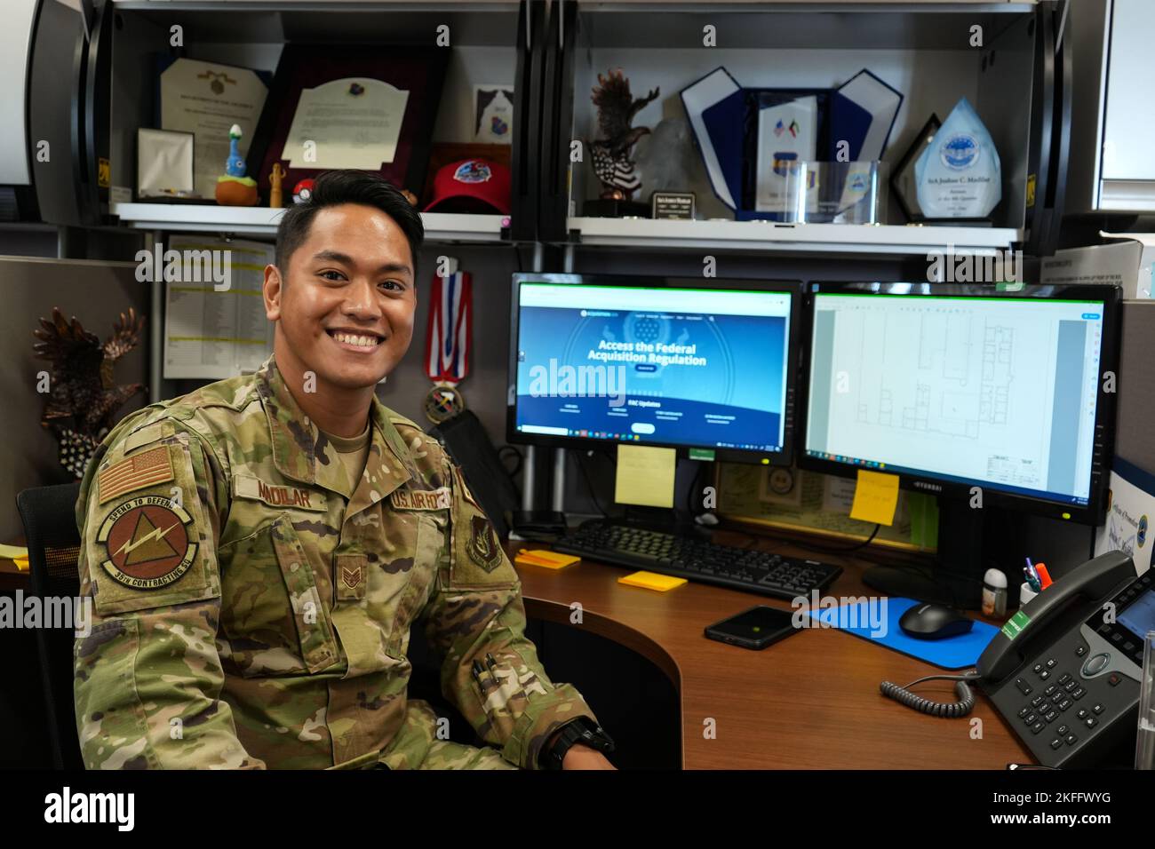U.S. Air Force Staff Sgt. Joshue Madilar, 35th Contracting Squadron