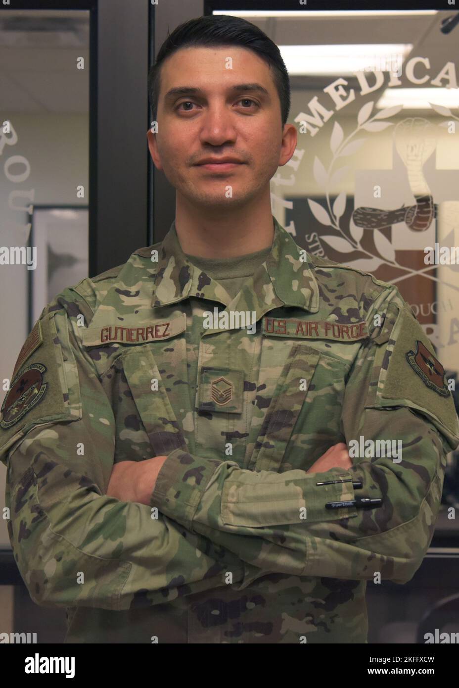 U.S. Air Force Master Sgt. Marvin Gutierrez, 17th Operational Medical ...