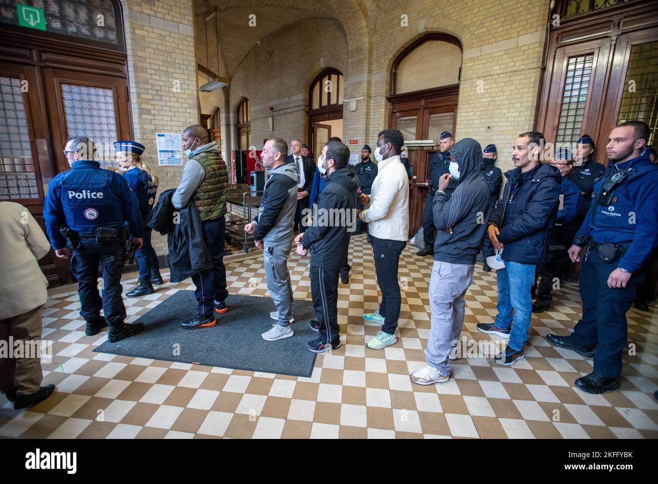 Illustration picture shows the prison of VorstForest, Brussels, Friday