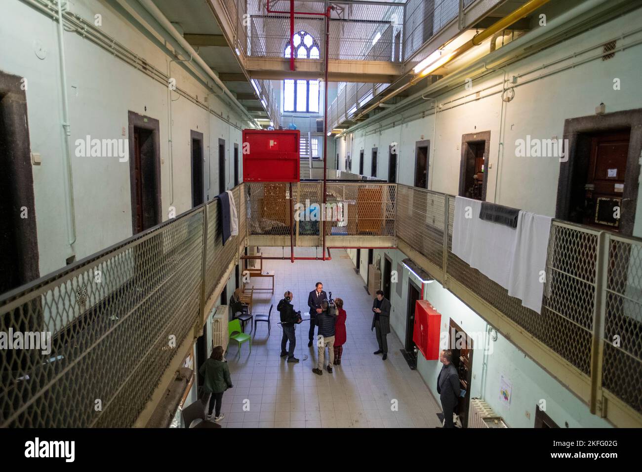 Illustration picture shows the prison of Vorst Forest Brussels