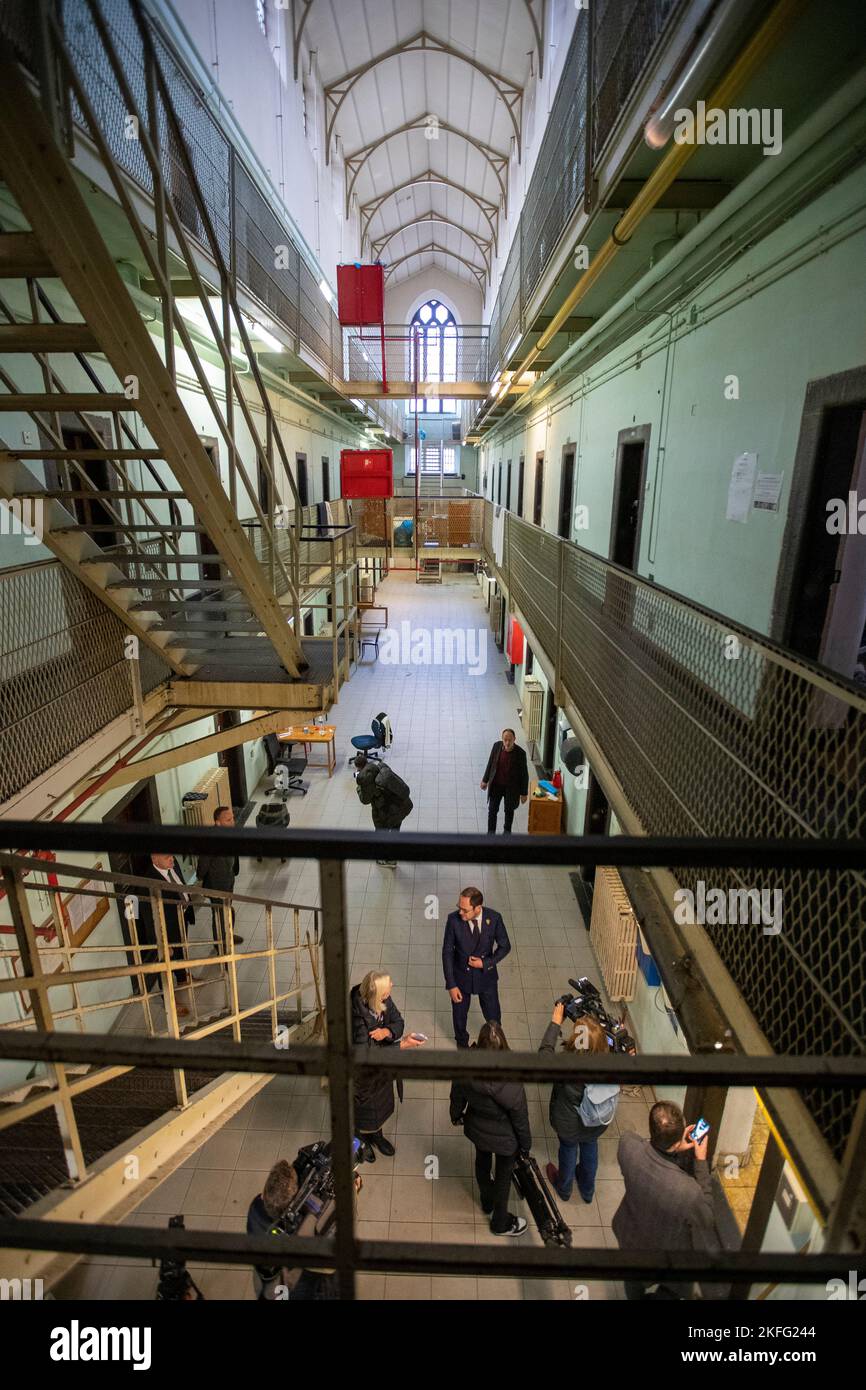 Illustration picture shows the prison of VorstForest, Brussels, Friday
