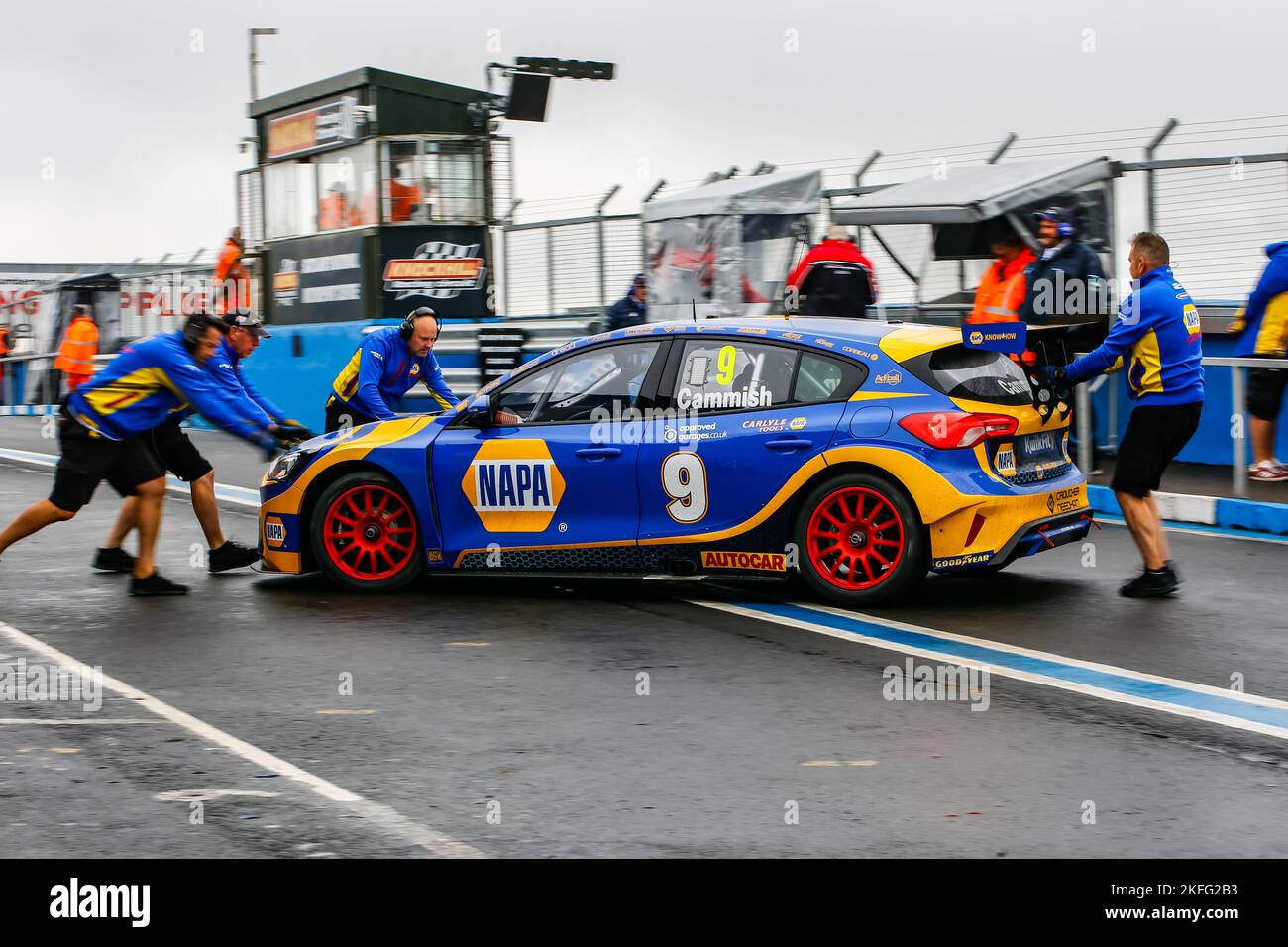 9 Dan Camish NAPA Racing UK Ford Focus during Round 16, 17 and 18 of the British Touring Championship at Knockhill, Fife, Scotland, United Kingdom Stock Photo