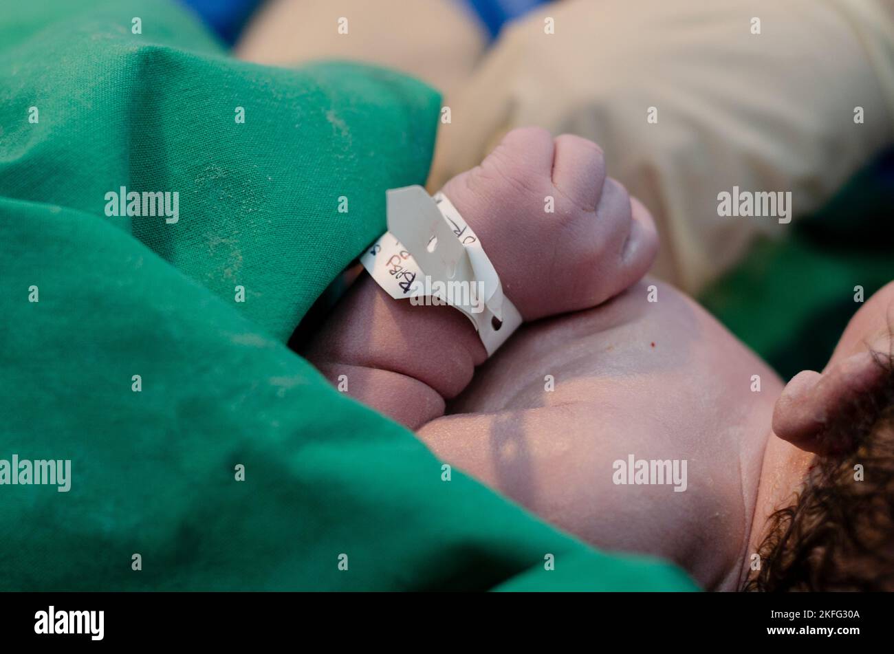 Baby face clean cleaned clean hi-res stock photography and images - Alamy