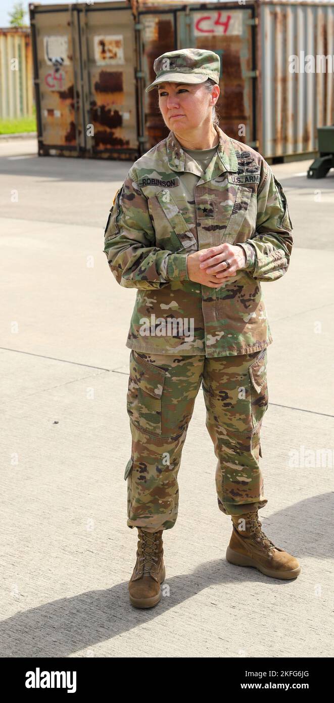 Brig. Gen. Lori Robinson, Deputy Commanding General of Support with 2nd ...