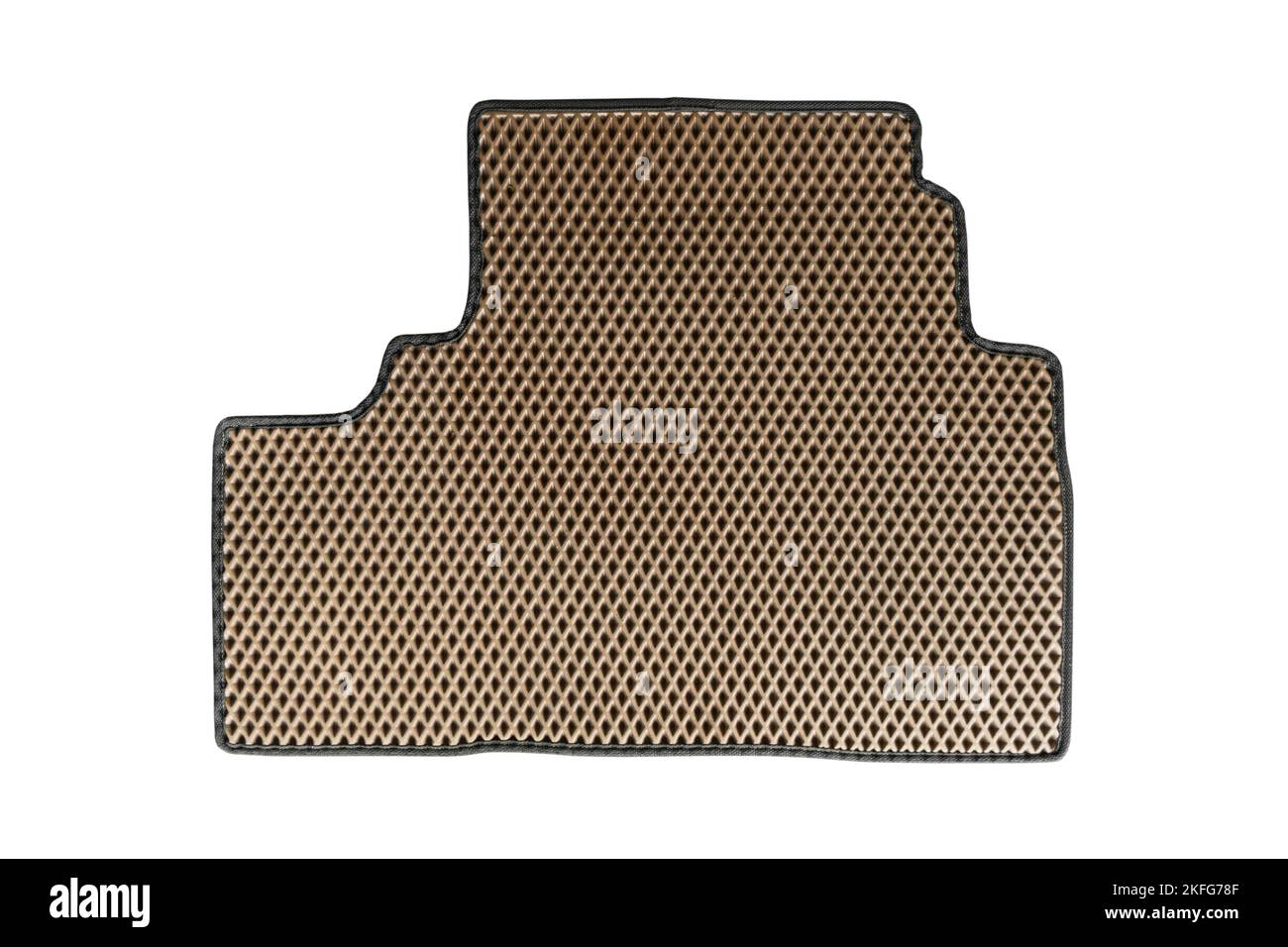 Textile car mat isolated on white background Stock Photo Alamy