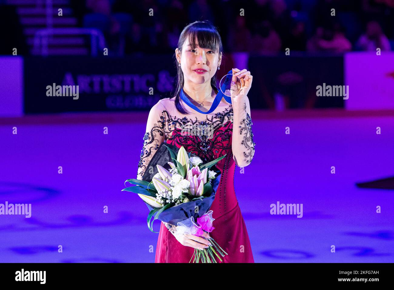 SHEFFIELD, Sheffield. 13th, Nov 2022. Mai Mihara of Japan at Winner
