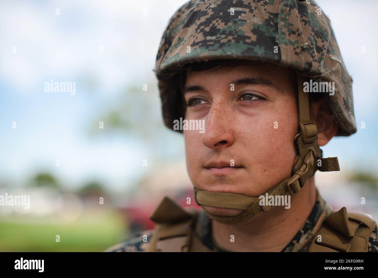 U.S. Marine Corps Lance Cpl. Hayden Rife, engineer assistant