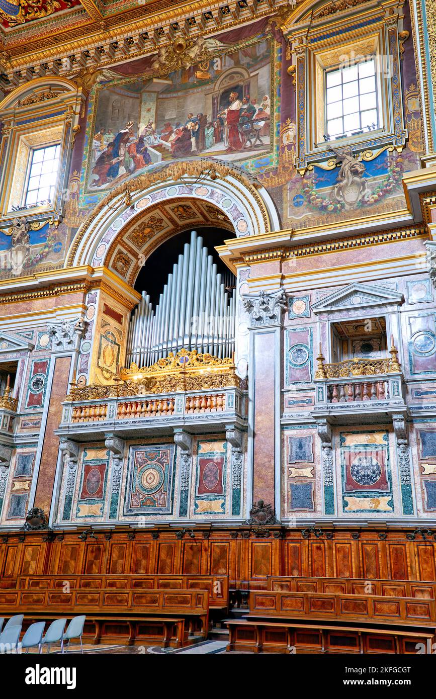Rome Lazio Italy. The Archbasilica Cathedral of the Most Holy Savior ...