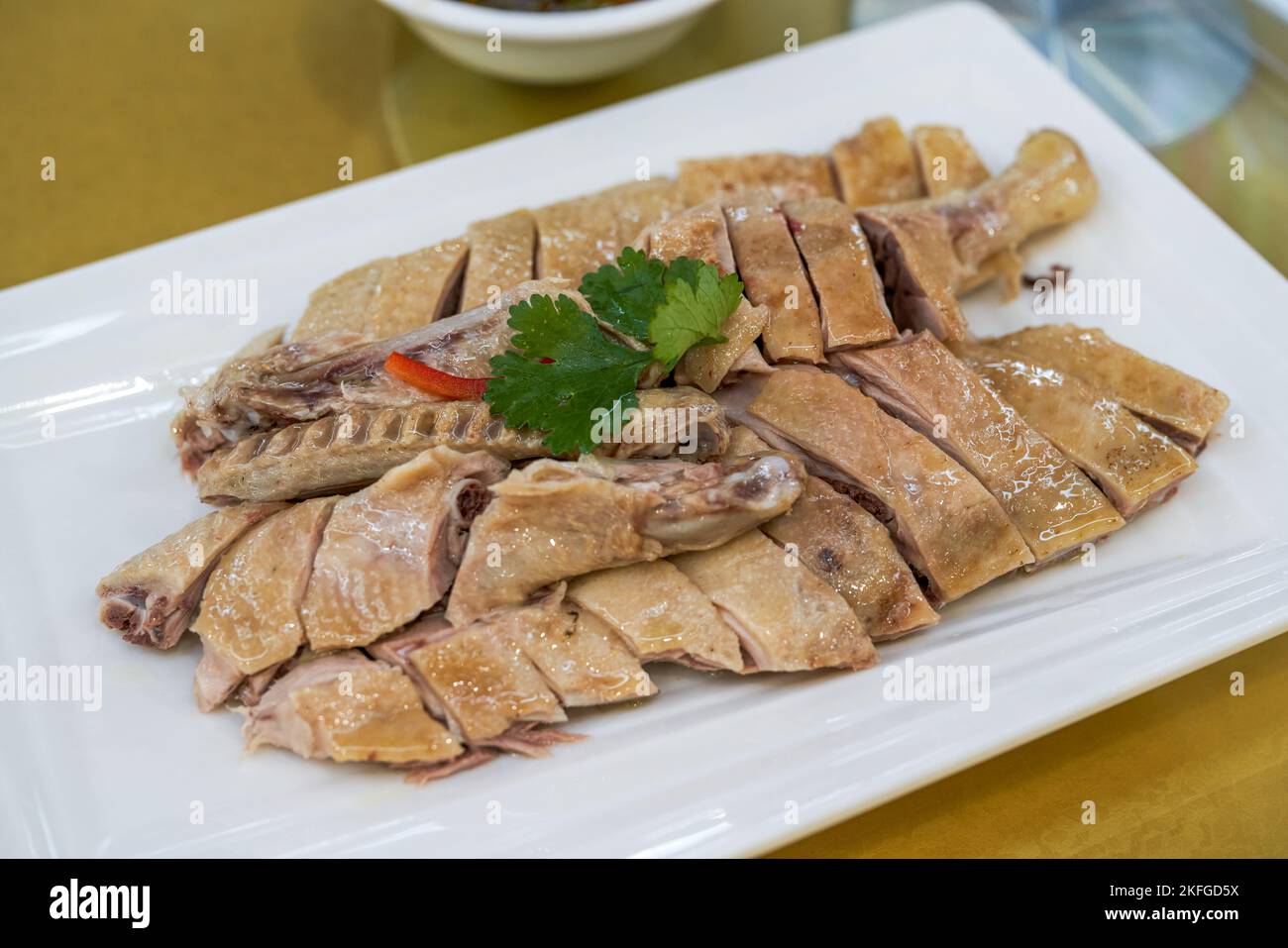 A delicious Chinese dish, boiled duck Stock Photo