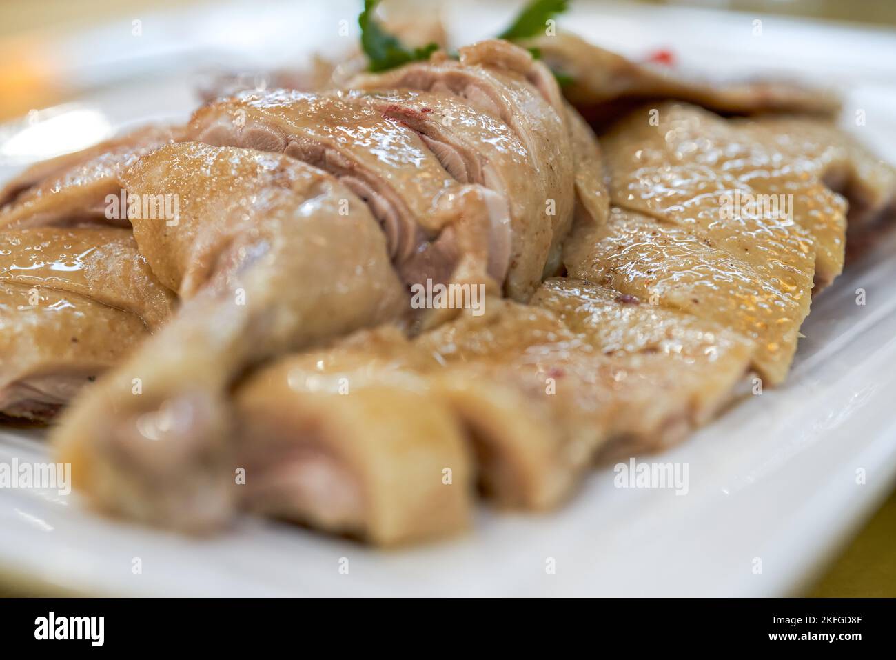 A delicious Chinese dish, boiled duck Stock Photo