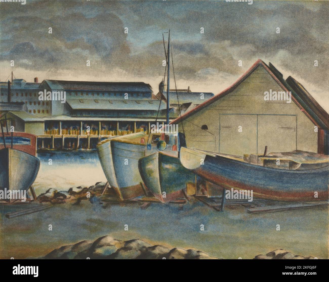 Eaton's Landing, ca.1935 1943 Stock Photo Alamy