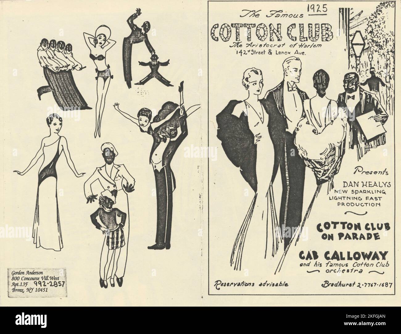 The Famous Cotton Club presents Dan Healy's Cotton Club on Parade with