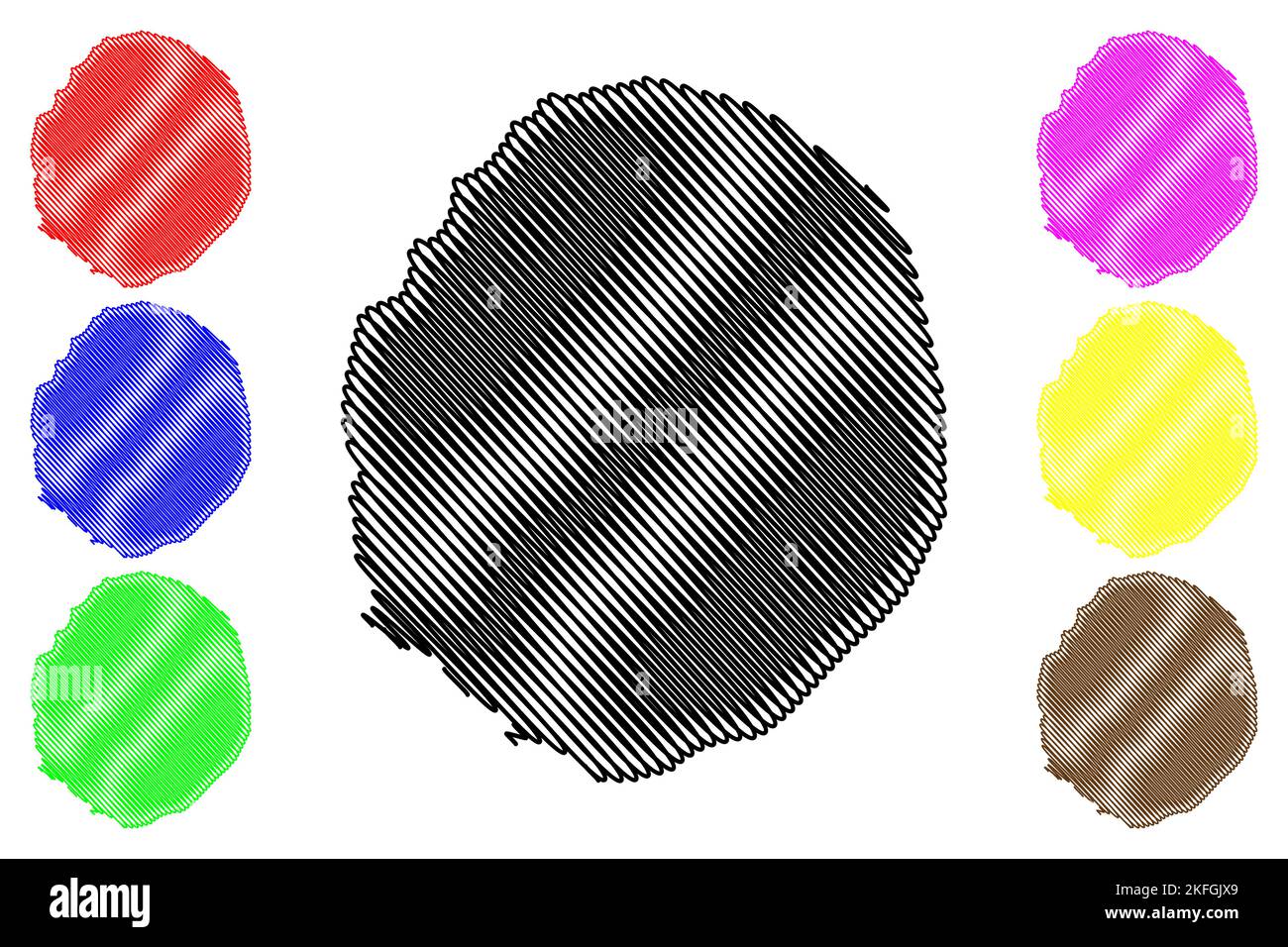 Asuncion Island Commonwealth of - Asuncion Island Commonwealth Of The Northern Mariana Islands Pacific Ocean United States Of America Usa Map Vector Illustration Scribble Sketch 2KFGJX9 