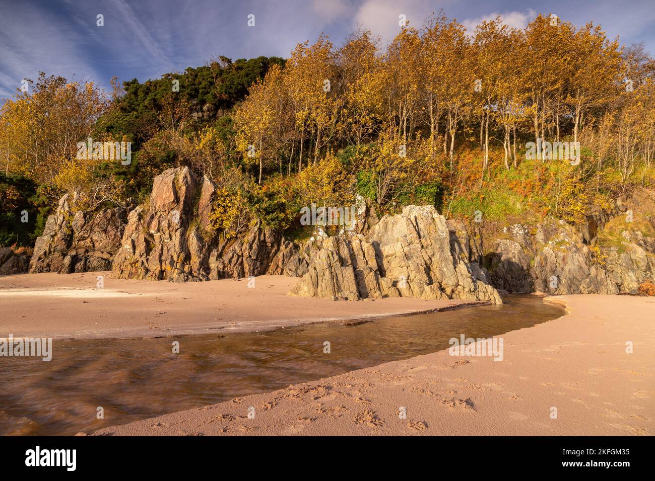 Gairloch beach on the Atlantic coast of northwest Scotland Stock Photo