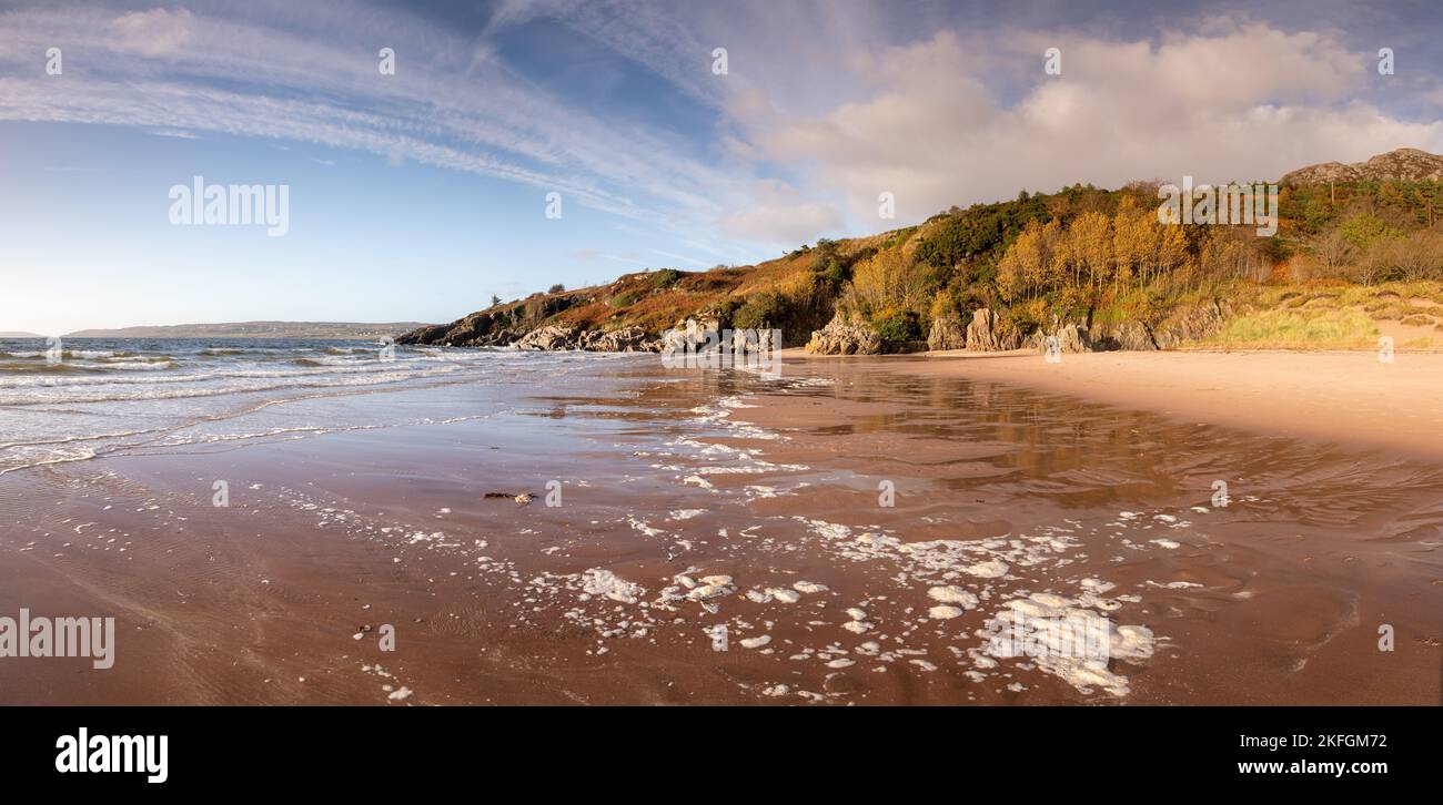 Gairloch beach on the Atlantic coast of northwest Scotland Stock Photo