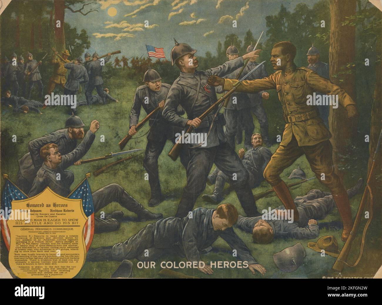 Colored troops world war i hi-res stock photography and