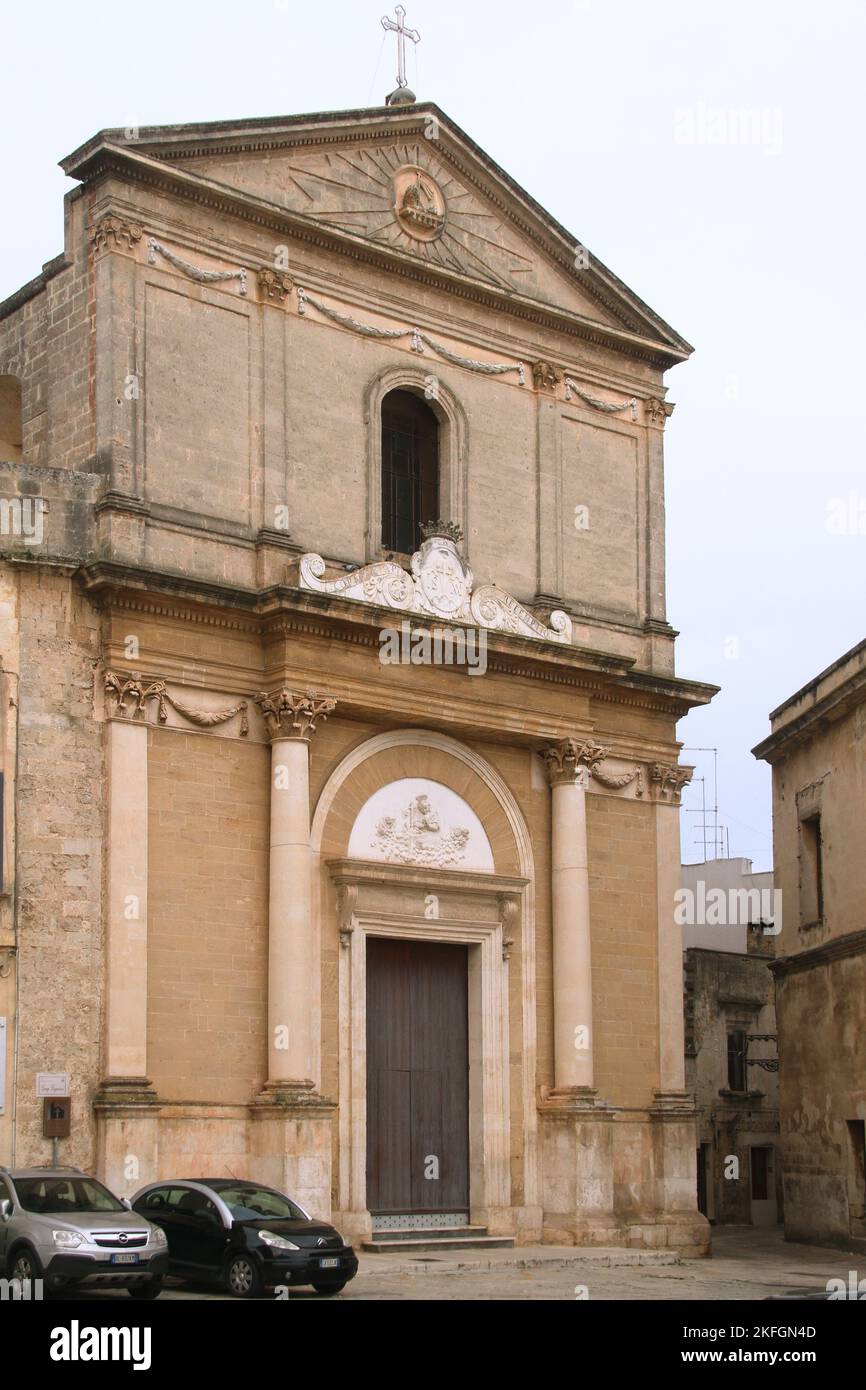 Francavilla Fontana, Italy. Exterior view of Chiesa Rettoria Sant