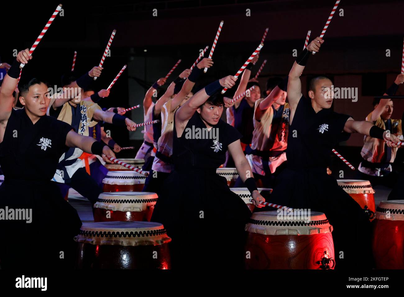 Tokyo, Japan. 18th Nov, 2022. The JSDF's JIEI-TAIKO (Japanese Drum ...