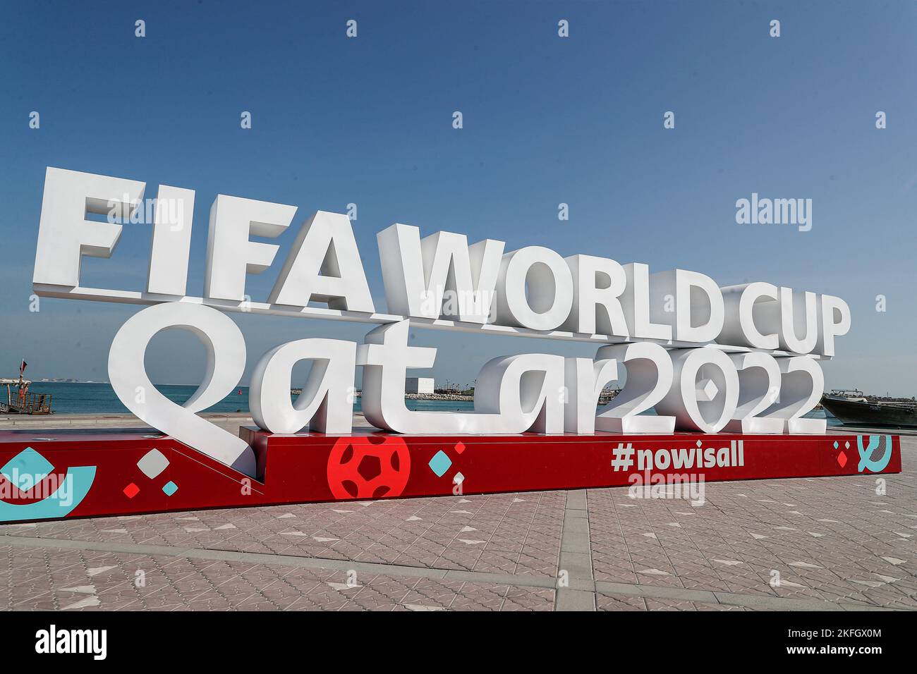 official FIFA World Cup Qatar 2022 Logo Stock Photo - Alamy