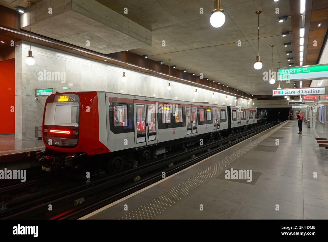 Frankreich, Lyon, Metro // France, Lyon, Metro Stock Photo Alamy
