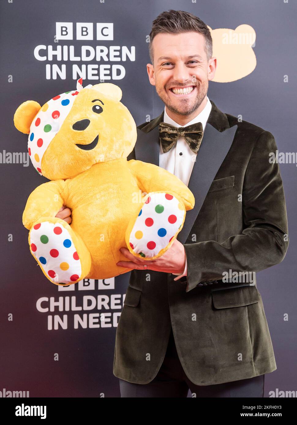 Chris Ramsey at the BBC Children In Need telethon at BBC Studios in Salford. Picture date: Friday November 18, 2022. Stock Photo
